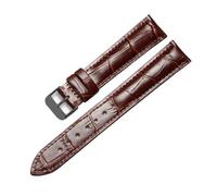 LANAPPTLTG Cinturino for orologio in pelle a sgancio rapido da 12 a 24 mm for motivo in bambù, adatto for donne e uomini(Brown-black,13mm)