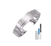 LANAPPTLTG Cinturino in acciaio inossidabile massiccio adatto for cinturino for orologio Rolex Explorer II Cinturini for orologi con interfaccia speciale tipo arco da uomo con fibbia pieghevole univer