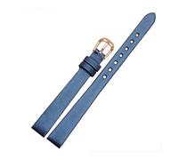 LANAPPTLTG Cinturino in pelle for orologio da 6 mm, 8 mm, 10 mm, 12 mm, 14 mm, adatto for orologio da polso da donna, rosso, nero, bianco e blu.(Navy blue rg,10mm)