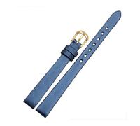 LANAPPTLTG Cinturino in pelle for orologio da 6 mm, 8 mm, 10 mm, 12 mm, 14 mm, adatto for orologio da polso da donna, rosso, nero, bianco e blu.(Navy blue g,6mm)