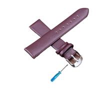 LANAPPTLTG Cinturino morbido for orologio da 8 mm, 10 mm, 12 mm, 14 mm, 16 mm, 18 mm, 20 mm, 22 mm, 24 mm, in pelle marrone, rosso, rosa e nero.(Brown,12mm)