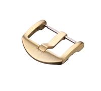 LANAPPTLTG Orologio in bronzo fibbia donna uomo 18mm 20mm 22mm 24mm cinturino in rame massiccio accessori cinturino chiusura(Style 2,22mm)