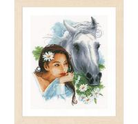 Lanarte Kit Punto Croce contato: Il Mio Migliore Amico, Cotone, N, 33 x 40cm