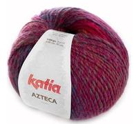 Lanas Katia Azteca Gomitolo di colore cardinale Cod. 7847