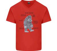 L'Anatomia Di Bigfoot Maglietta In Cotone A V Per Uomo