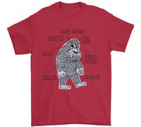 L'Anatomia Di Bigfoot Maglietta Uomo 100% Cotone