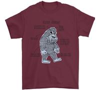 L'Anatomia Di Bigfoot Maglietta Uomo 100% Cotone
