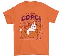 L'Anatomia Di Un Corgi Uomo T-Shirt 100% Cotone