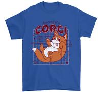 L'Anatomia Di Un Corgi Uomo T-Shirt 100% Cotone