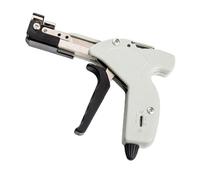 LANAZU Pistola Automatica per Fascette in Metallo, Forbici per Fascette in Acciaio Inossidabile, Forza di tensionamento Regolabile, Adatta per l'industria dell'edilizia e dei trasporti