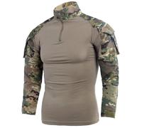 LANBAOSI Camicia tattica per caccia, softair, foreste, Ripstop a maniche lunghe per uomo (Piccolo, Cp-ge)