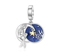 LANBEIDE Perline da viaggio per charm Pandora, in argento Sterling 925, per braccialetti Pandora, regali per donne, Argento sterling