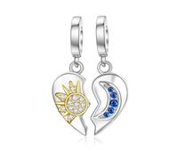 LANBEIDE Perline da viaggio per charm Pandora, in argento Sterling 925, per braccialetti Pandora, regali per donne, Argento sterling