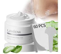 LANBENA Blackhead Remover Peel Off Mask - Rimuove i punti neri da viso e naso, 1,05 oz. Strisce per il naso per rimuovere i punti neri - 60 strisce
