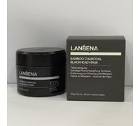 LANBENA Strisce per Pori al Carbone di Bambù (30g/1,06 Oz), 60 Pezzi Striscia per Naso con Rimozione Punti Neri, Rimozione Punti Neri per il Viso, Kit per Rimuovere Punti Neri, Striscia per Naso per