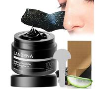 LANBENA Strisce per pori in carbone di bambù (30 g), 60 strisce per naso con rimozione punti neri, kit per rimozione punti neri, kit per rimozione punti neri