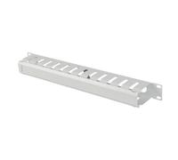 Lanberg AK-1704-S Organizer cavi 19" 1U con pannello cieco grigio