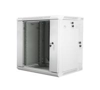 LANBERG ARMARIO Rack 19 †Doble SECCIÓN MONTAJE PARED 12U / 600X600 para AUTOARMAS (PAQUETE Plano) Gris