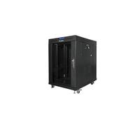 LANBERG ARMARIO RACK DA 19 PULGADAS, 15U, 600 X 800, PUERTA DE VIDRIO, LCD, PACCHETTO PLANO,