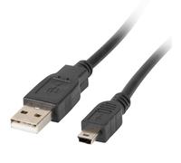 lanberg ca-10cc 0003 usbk BK USB 2.0 a Maschio a USB Mini B Maschio del Cavo, 30 cm Nero
