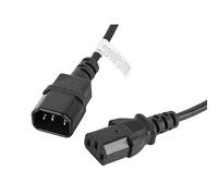 Cavo di prolunga Lanberg IEC 320 C13 a C14 maschio/femmina 1,8 m Nero