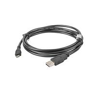 lanberg ca-10cc 0018 usbm BK Cavo USB 2.0 a Maschio a USB Micro B Maschio, 1,8 m, Nero