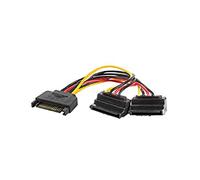 lanberg ca-10cu Sasa 0015" SATA (Poli) Maschio a SATA (Poli) 90 Jack x2, 15 cm, Multicolore