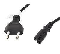 lanberg ca-11cc 0018 C7ca BK lanbergcee 7/16 Euro Maschio a IEC 320 C7 Jack Alimentazione Cavo VDE, 1,8 m Nero