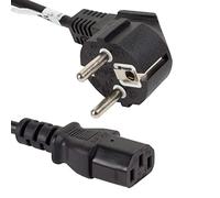 Cavo di alimentazione Lanberg CA-C13C-11CC-0018-BK Schuko CEE 7/7 femmina a IEC320 C13 10A 1,8 m