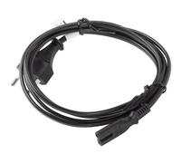 Lanberg CA-C7CA-11CC-0030-BK cavo elettrico Nero 3 m CEE7/16 Connettore C7 - Nouvo
