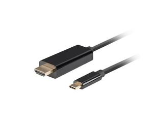 Lanberg CA-CMHD-10CU-0010-BK cavo e adattatore video 1 m USB tipo-C HDMI Nero