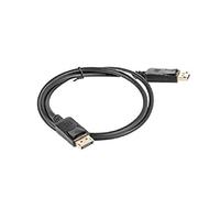 lanberg CA-DPDP-10CC-0010-BK Displayport 1.1A (19Pol) Maschio a DisplayPort (19Pol), Cavo 4K, 1 m, Nero