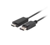 Lanberg CA-DPHD-11CC-0018-BK adattatore per inversione del genere dei cavi DisplayPort HDMI Nero