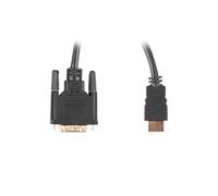 LANBERG KABEL HDMI -> DVI-D(24+1) M/M DUAL LINK 4K 30HZ, CZARNY 3M