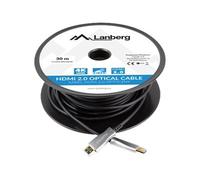 Lanberg CA-HDMI-20FB-0300-BK cavo HDMI 30 m HDMI tipo A (Standard) Nero