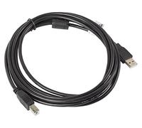 lanberg CA-USBA-11CC-0030-BK - Cavo da USB 2.0 A Maschio a USB 2.0 B Maschio con Anima in ferrite, 3 m, Colore: Nero