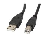 Cavo Lanberg da USB-A 2.0 a USB-B maschio/maschio con ferrite 3 m nero