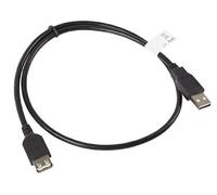 Lanberg CA-USBE-10CC-0007-BK USB 2.0 A Male to USB A Female Extender 70 cm Black