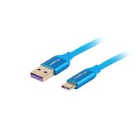 Lanberg CA-USBO-21CU-0005-BL Cavo USB da 0,5 m USB 2.0 USB A USB C Blu - Nouvo
