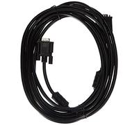 lanberg CA-VGAC-10CC-0050-B - Cavo Vga (15 Poli), con Nucleo in ferrite, 5 m, Colore: Nero