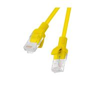 LANBERG Cable DE Red PCU5-10CC-0025-Y RJ45 UTP Cat 5E 0.25M Amarillo