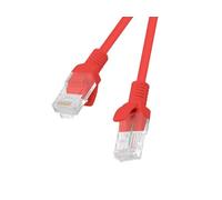 LANBERG Cable DE Red PCU6-10CC-1500-R,RJ45,UTP,Cat 6,15M,Rojo