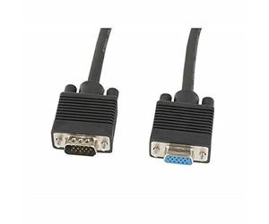 lanberg Cable VGA Macho HEMBRA FERRITA 5 M
