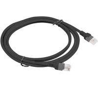 Lanberg CAT 5e Ikke afskÃ¦rmet parsnoet (UTP) 2m Patchkabel Sort RAL 9004 NEW