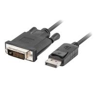 LANBERG Cavo DISPLAYPORT(M) V1.2->DVI-D(M)(24+1) 1M Black Dual Link