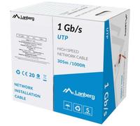 Cavo Ethernet LAN Lanberg LCU6-10CC-0305-R 305 m