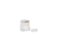 LANBERG CONNETTORE di Rete RJ45 PLU-6000 per Cablaggio UTP CAT6 Borsa da 100 unità