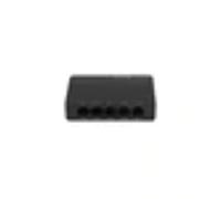 Lanberg Switch DSP2-1005-12V 5 porte Gigabit (10/100/1000) non gestito Nero EU Plug