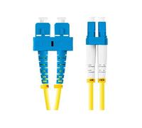 lanberg FIBER HOSE 2M MONO SC/UPC-LC/UPC DUPLEX G657A1 LSZH YELLOW