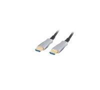 Lanberg Cavo HDMI V2.0 Ottico Maschio-Maschio 80 m Nero